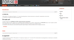 Desktop Screenshot of forse.hu