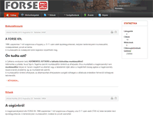 Tablet Screenshot of forse.hu