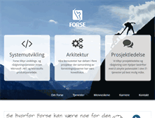 Tablet Screenshot of forse.no